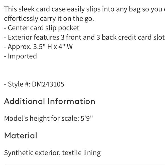 Steve Madden card case in tan NWT details above - Picture 2 of 5